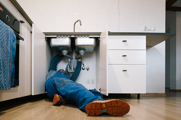 Professional Plumbing technician working in Rahway, NJ